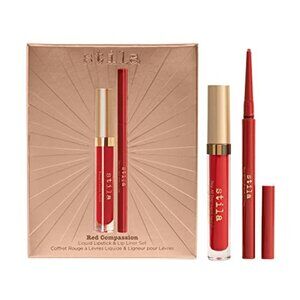 Stila Red Compassion Liquid Lipstick & Lip Liner Set ~New in Box, Full Size!